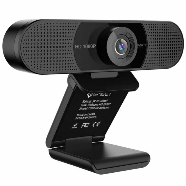 eMeet C960 1080p Webcam - Black
