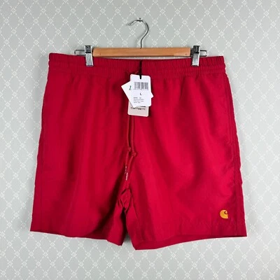 Bañador Carhartt WIP Chase [Cornel/Dorado] [Grande] Foto 1 de 4