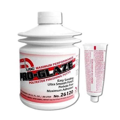 PRO GLAZE Maximum Performance Polyester Finishing Putty 30 Oz Aqua Color - Image 1 of 4