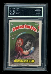 1986 Topps Garbage Pail Kids Flat Tyler #127b Arena Club 8.5 - Picture 1 of 2
