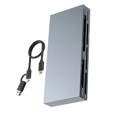 NEU USB 3.2 Gen2 10Gbps CFexpress Typ B/CF/MS/XD/SD/TF 6 in 1 Multi Kartenleser - Bild 1 von 4