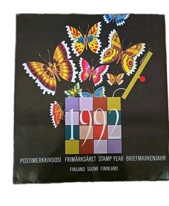 Estampilla postal Finlandia 1992 anuario incl. hojas en miniatura, paneles de folletos, pares - Imagen 1 de 15