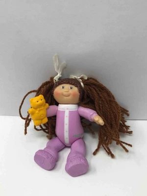 Bebé niña vintage 1984 Cabbage Patch niños con oso de peluche Foto 1 de 2
