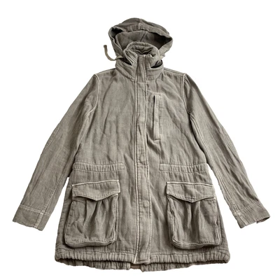 Куртка женская James Perse универсальная 0 XS зеленая анорак парка хлопок средняя длина - Изображение 1 из 4