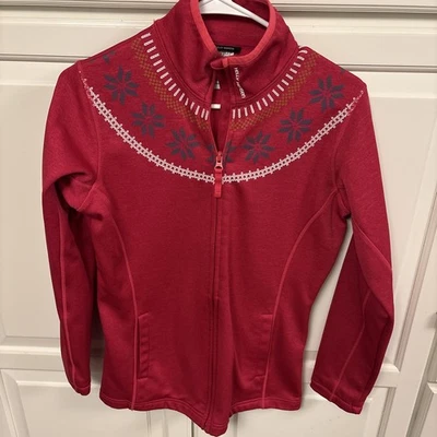 Chaqueta para mujer Helly Hansen gráfica polar cremallera completa, esquí, excelente, mediana Foto 1 de 4