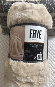 Frye 1796169 Crema Luxe Imitación Piel Tiro 60 in x 70 152x178 cm en Nuevo - Imagen 1 de 9