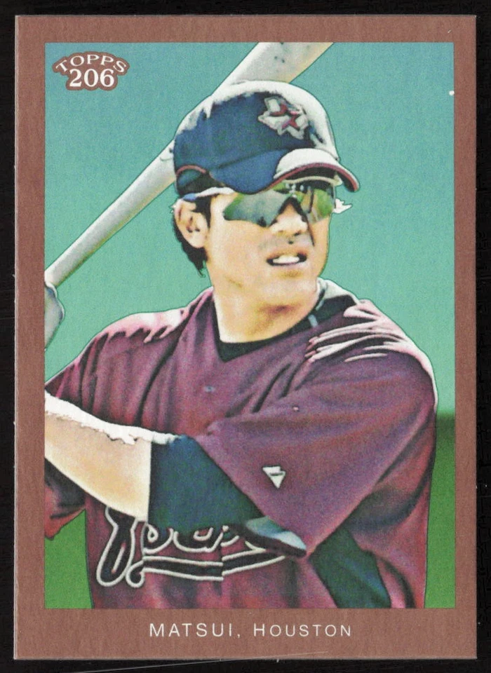 2009 Topps 206 Bronze Kazuo Matsui #85 Houston Astros - Image 1 of 2