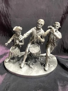 Bicentennial Drummers (Only 12 Produced) Pewter Spirit of 76 PW Baston 5.5x4.5” - Imagen 1 de 23