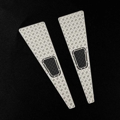 Yeah Racing Stainless Steel Front Hood Side Diamond Plate fits TRX-4M Defender - Image 1 of 3
