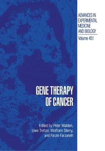 Gene Therapy of Cancer, Advances In Experimental Medicine And Biology Volume 451 - Picture 1 of 7