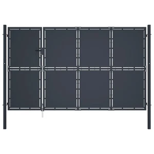 Poort 100x125 cm Staal Antraciet Hekpoort Omheiningspoort Poorten Hek vidaXL - Afbeelding 1 van 112