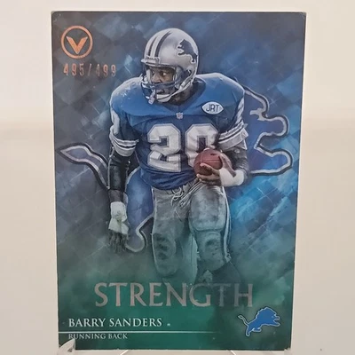 2014 Topps Valor Glory /499 Barry Sanders #151 HOF - Image 1 of 4