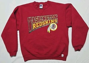 Vintage 90s Russell Athletic Sweatshirt Youth Size L Washington Redskins NFL - Picture 1 of 8