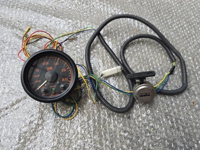 HKS BOOST METER GAUGE GENUINE PART rare item r32 r33 s13 s14 180sx supra 90MM - Image 1 of 4