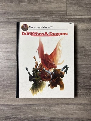 Advanced Dungeons & Dragons 2e Monstrous Manual HC Original 2nd Edition - Image 1 of 4