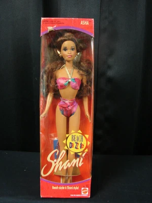 美泰 1991 Beach Dazzle Shani Asha 娃娃损坏盒 — 第 1/4 张图片