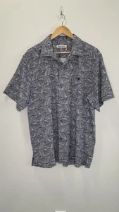Tommy Bahama Seidenhemd Coastal Beach Button IslandZone Coolmax Herren Large - Bild 1 von 10