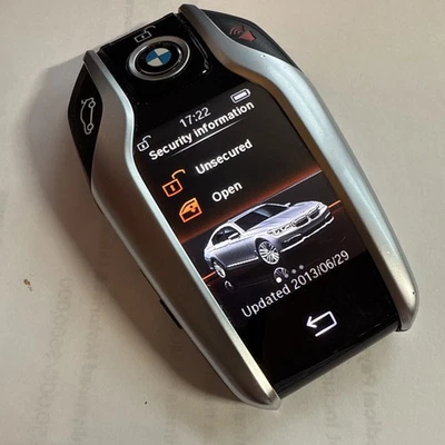 2016 2017 2018 2019 BMW LCD 740i 750i SERIES DISPLAY KEY SMART SCREEN 8787658-01 - Image 1 of 4