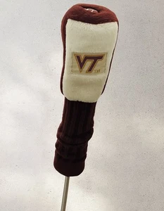 Virginia Tech VT Hokies Golfschläger Plüsch Kopfbedeckung weinrot hergestellt in Korea - Bild 1 von 13