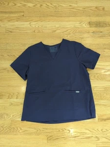 FIGS Casma Three-Pocket Scrub Top Womens XXL Purple Pullover - M22 - Picture 1 of 6