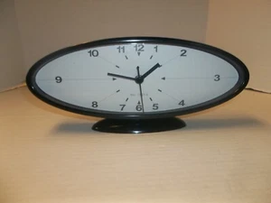 Hobby Lobby schwarz oval Retro Look Uhr Tisch/Mantel 12 x 5 1/4" - Bild 1 von 3
