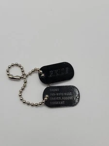 GI JOE  Grunt Sergeant  Dog Tags  ACCESSORY FOR 12" ACTION FIGURE 1/6 SCALE 1:6  - Picture 1 of 4