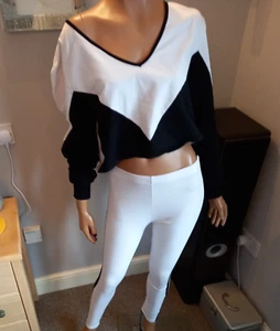 Boohoo Womans Colour Block Active Set/lounge Suit - Picture 1 of 9