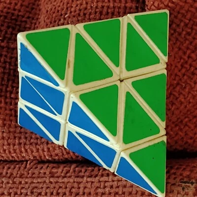 Vintage 1981 TOMY Pyramid Triangle Rubik's Cube Puzzle - Image 1 of 4