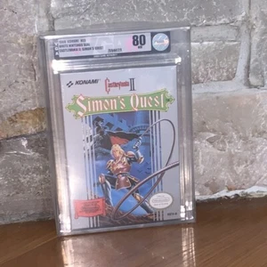 New NES Castlevania II 2 Simon’s Quest VGA 80 Graded H-Seam Factory Sealed 1988 - Picture 1 of 5