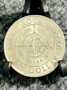 Hard Rock Hotel Casino Las Vegas $1 Dollar Poker Chip Vintage Gaming Token - Picture 1 of 2