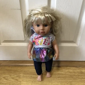 Zapf Creation BABY Born Soft Touch Sister Blonde Doll - Picture 1 of 6
