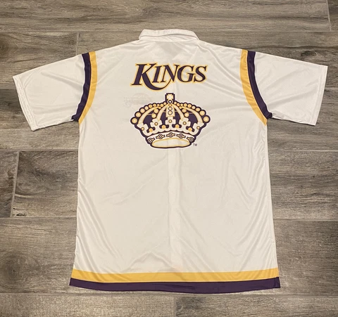 Los Angeles Kings LAKERS Night Retro Shooting Jersey Size Adult XL 1/5/23 LA Cover