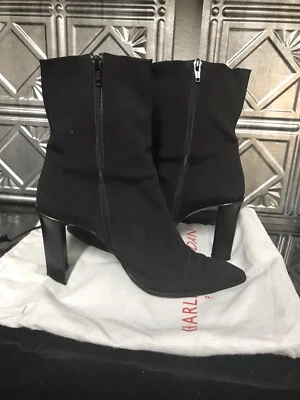 Botines Charles Jourdan negros elásticos 7 usados en excelente estado Foto 1 de 4