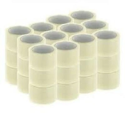 36 ROTOLI NASTRO ADESIVO SILENZIOSO 50x66m TRASPARENTE IMBALLAGGIO - Imagen 1 de 3