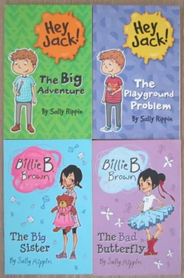 Lot of 4 Early Chapter Books by Sally Rippin Billie B. Brown & Hey Jack! - Image 1 of 4
