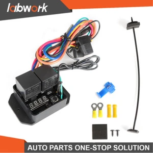 Labwork Digital Radiator Fans Controller Adjustable Temperature Range Mount Kit - Picture 1 of 9