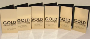 6 Dolce & Gabbana GOLD Eau de Parfum Intense 0.3 Oz 9mL TOTAL Pour HOMME Perfume - Picture 1 of 2
