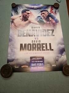 Benavidez vs Morrell Boxen Promo Poster - Bild 1 von 6