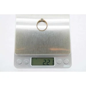 DiscountDiamond Ring 0.14 TCW 10k Yellow Gold Size 7 - Bild 1 von 8