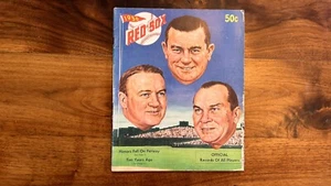 ORIGINAL 1956 VINTAGE BOSTON REDSOX YEARBOOK TED WILLIAMS RED SOX - Picture 1 of 9