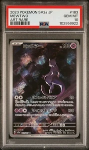 PSA 10 Mewtwo 183/165 AR Full Art Scaler & Violete 151 Japanese Pokémon Card - Picture 1 of 3