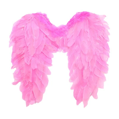 Deluxe Angel Feather Wings Halloween Christmas Dress Up Costume for Kids Adults - Image 1 of 2