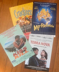 AUSSIE CINEMA FLYERS x 4  CRACKERS  KISS OR KILL  Mr RELIABLE TERRA NOVA - Bild 1 von 9