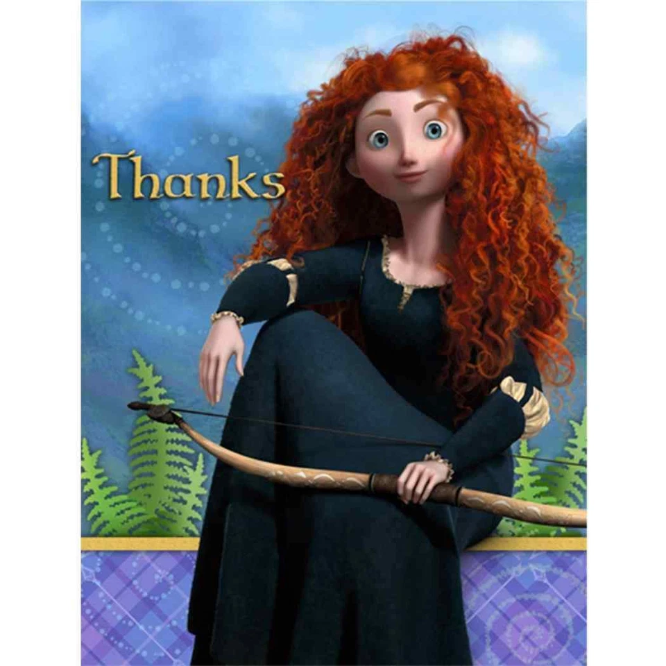 Hallmark 222556 Disney Brave Thank-You Notes