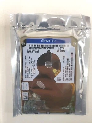 Western Digital WD Mobile Blue WD10SPCX 1TB 2.5" SATA III Laptop HDD SLIM PS3 - Image 1 of 4