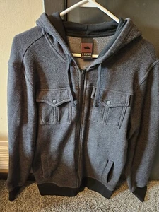 Tony Hawk Black/Gray Hooded Full Zip Sweatshirt Mens XL - Picture 1 of 2