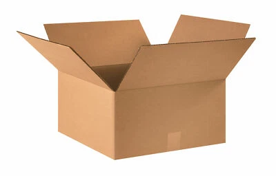 25 - 16 x 16 x 8 Corrugated Shipping Boxes Storage Cartons Moving Packing Box - Image 1 of 2