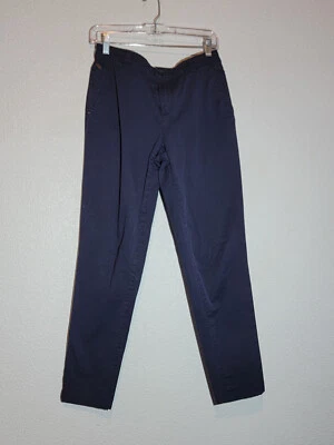 Esprit Pantalón Caquis Orgánico Mujer Talla 4 Ajustado Elástico Frente Plano Negro Foto 1 de 4