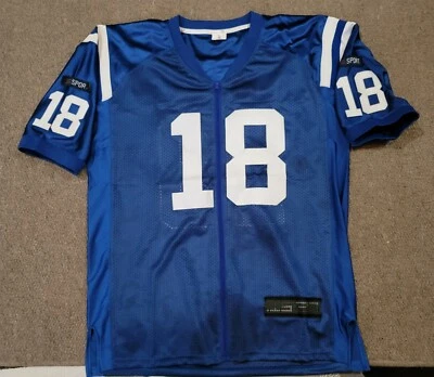 Peyton Manning Indianapolis Colts Zip Up Jersey - Image 1 of 4