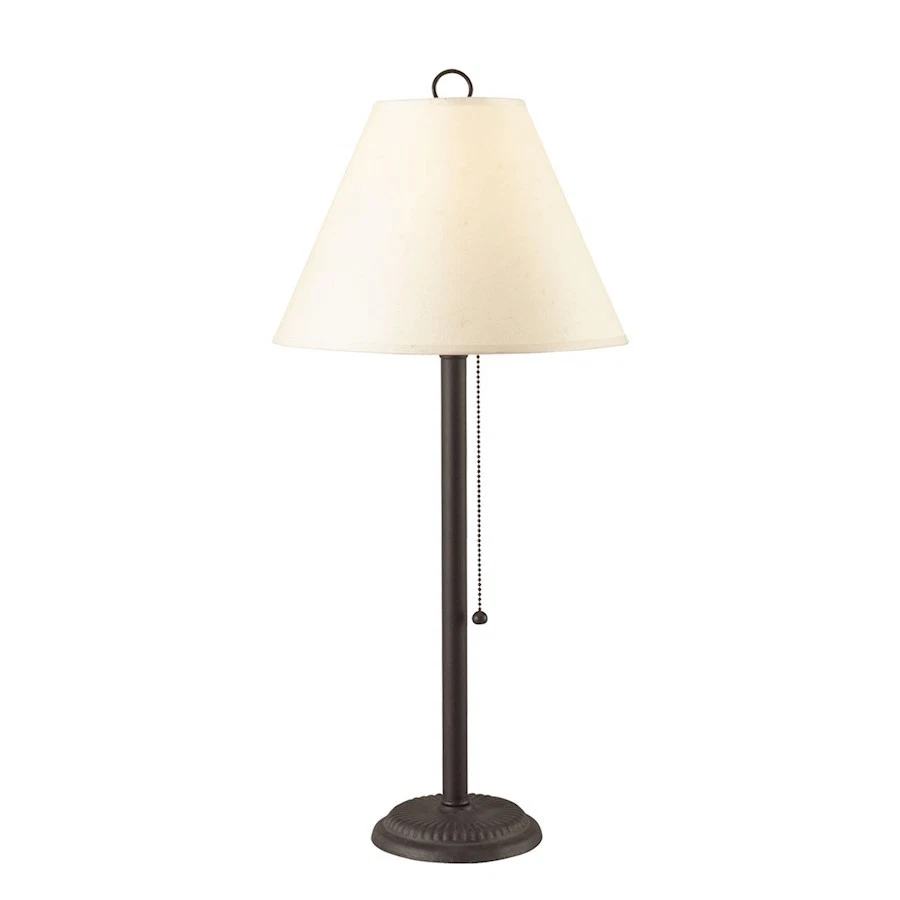 Cal Lighting 75W Candlestick Table Lamp w/Pull Chain Switch, White- BO-904TB-OW - Image 1 of 1